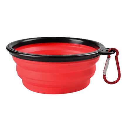 Collapsible Pet Bowl|Perfect for travel, camping, and outdoor adventures