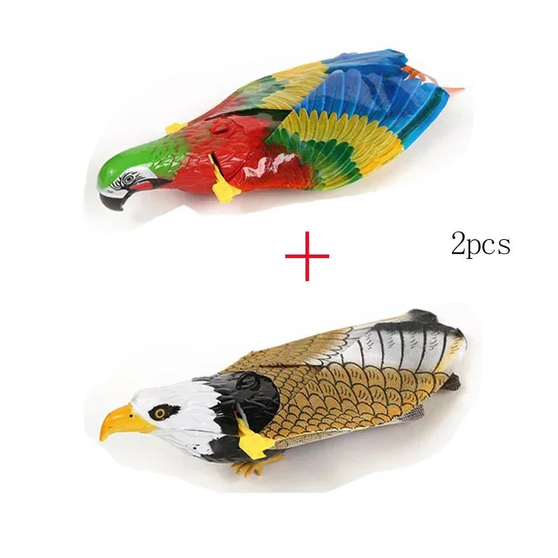 Interactive Flying Bird Cat Toy|Keep your cat entertained with this electric, hanging eagle toy