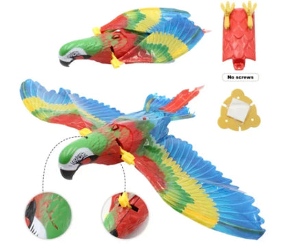 Interactive Flying Bird Cat Toy|Keep your cat entertained with this electric, hanging eagle toy