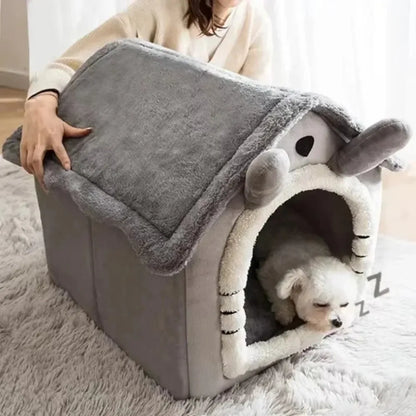 Cozy Washable Pet House|Perfect for cats & small dogs, all seasons