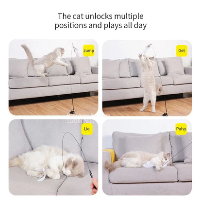 Cat Teaser Stick with Bell|Interactive fun for your cat