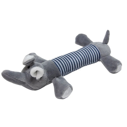 Animal-Shaped Squeaky Dog Toys|Fun, bite-resistant plush toys for small dogs