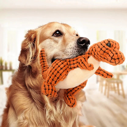 Animal-Shaped Squeaky Dog Toys|Fun, bite-resistant plush toys for small dogs