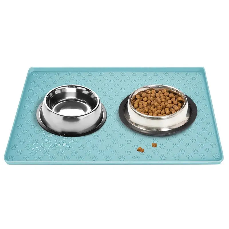 Non-Spill Pet Feeding Mat|Keep feeding mess