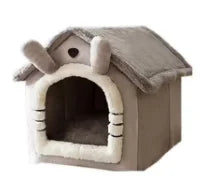 Cozy Washable Pet House|Perfect for cats & small dogs, all seasons