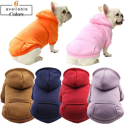 Dog Winter Hooded Sweatshirt|Keep your pup cozy and stylish