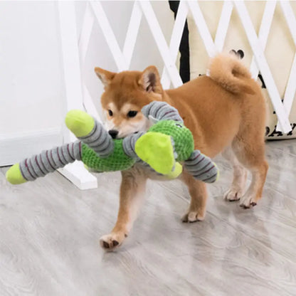 Indestructible Squeaky Dog Toys|Fun animal shapes for endless play