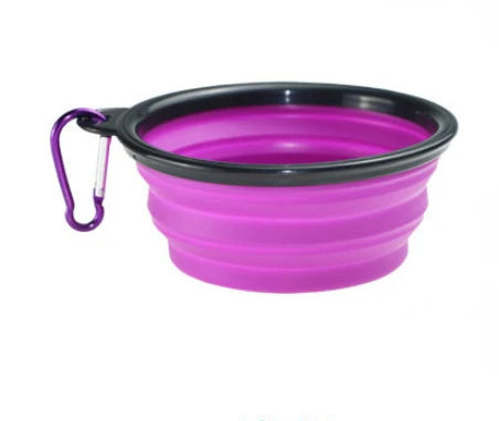 Collapsible Pet Bowl|Perfect for travel, camping, and outdoor adventures