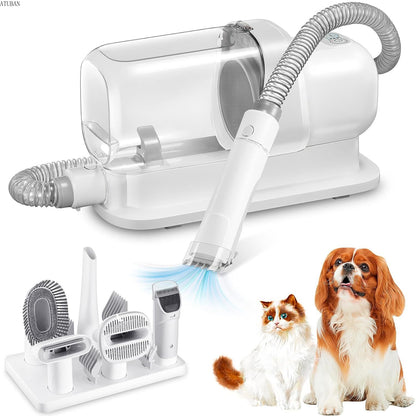 Dog Grooming Vacuum & Kit|Effortless pet hair removal with powerful suction