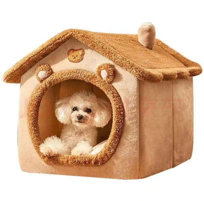 Cozy Washable Pet House|Perfect for cats & small dogs, all seasons