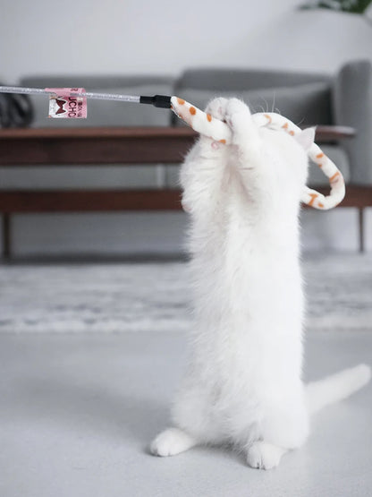 Interactive Feather Cat Wand|Keep your cat entertained & active