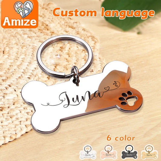 Personalized Pet ID Tags|Stylish & durable with free engraving