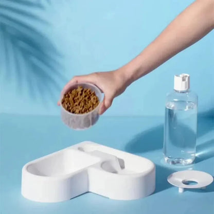 Automatic Pet Bowl - Drink & Feed in One