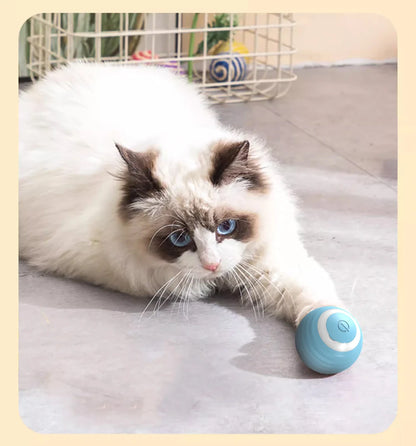 Cat Interactive Ball Electric Automatic Rolling Ball Smart Toys for Cats Smart Cat Toy Rotating Ball Cat Game Accessories