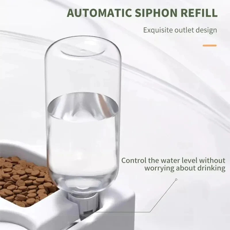 Automatic Pet Bowl - Drink & Feed in One