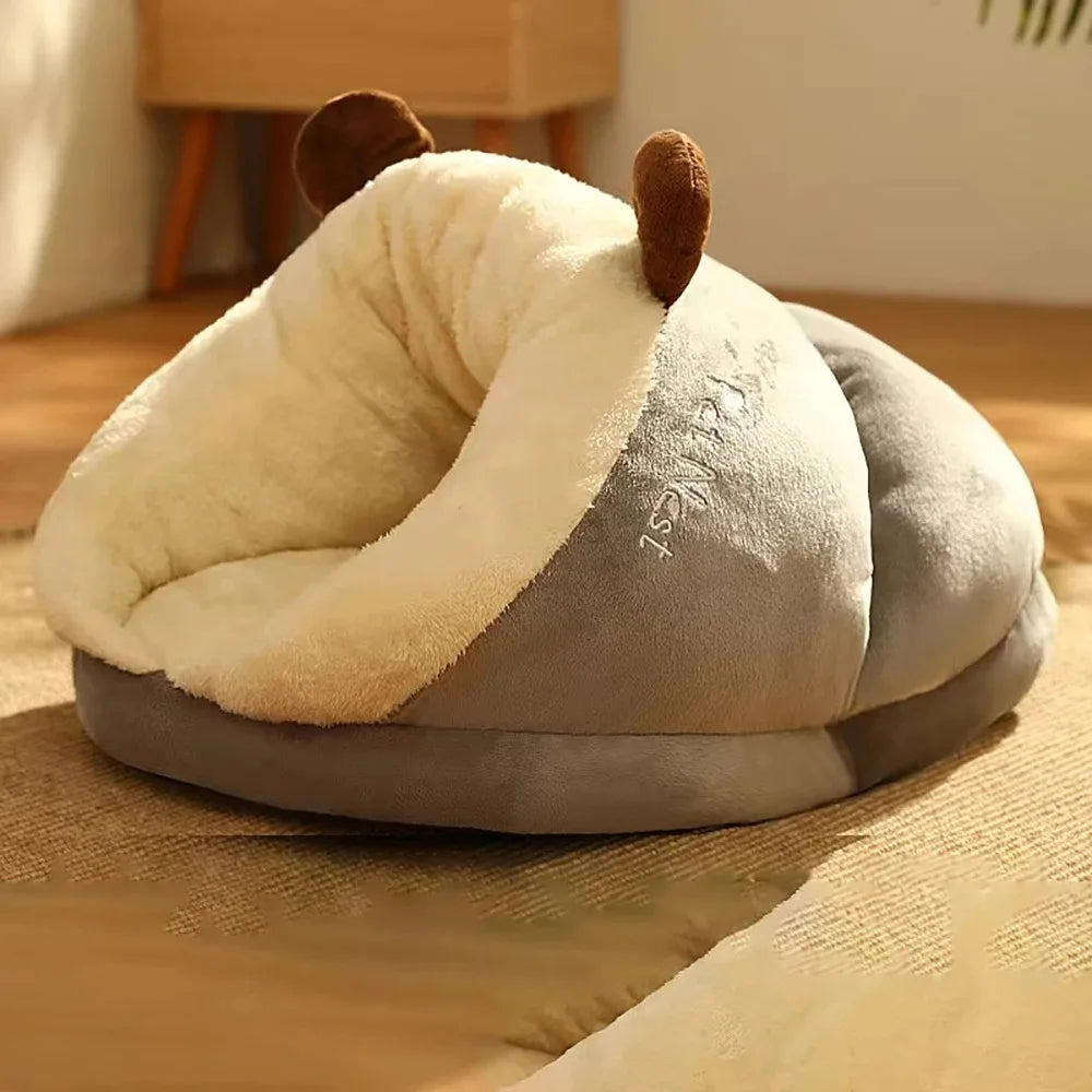 Warm & Cozy Dog Bed|Breathable, foldable, and washable