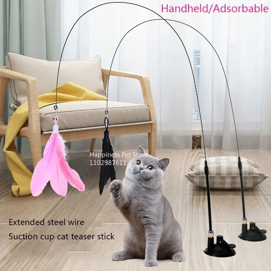 Cat Teaser Stick with Bell|Interactive fun for your cat