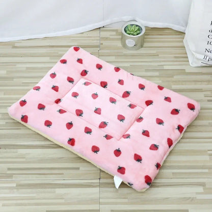 Double-Sided Pet Mat & Bed|Soft, cozy, and perfect for pets