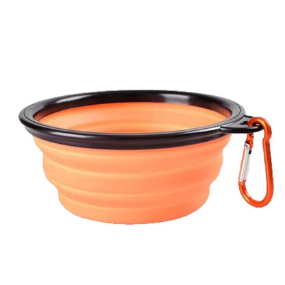 Collapsible Pet Bowl|Perfect for travel, camping, and outdoor adventures