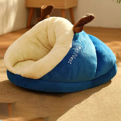 Warm & Cozy Dog Bed|Breathable, foldable, and washable