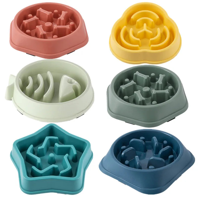 Anti-Choke Slow Feeder Bowl|Keep pets healthy while they enjoy meals