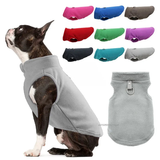 Winter Warm Pet Jacket with D-Ring|Cozy, stylish, and perfect for small dogs & cats