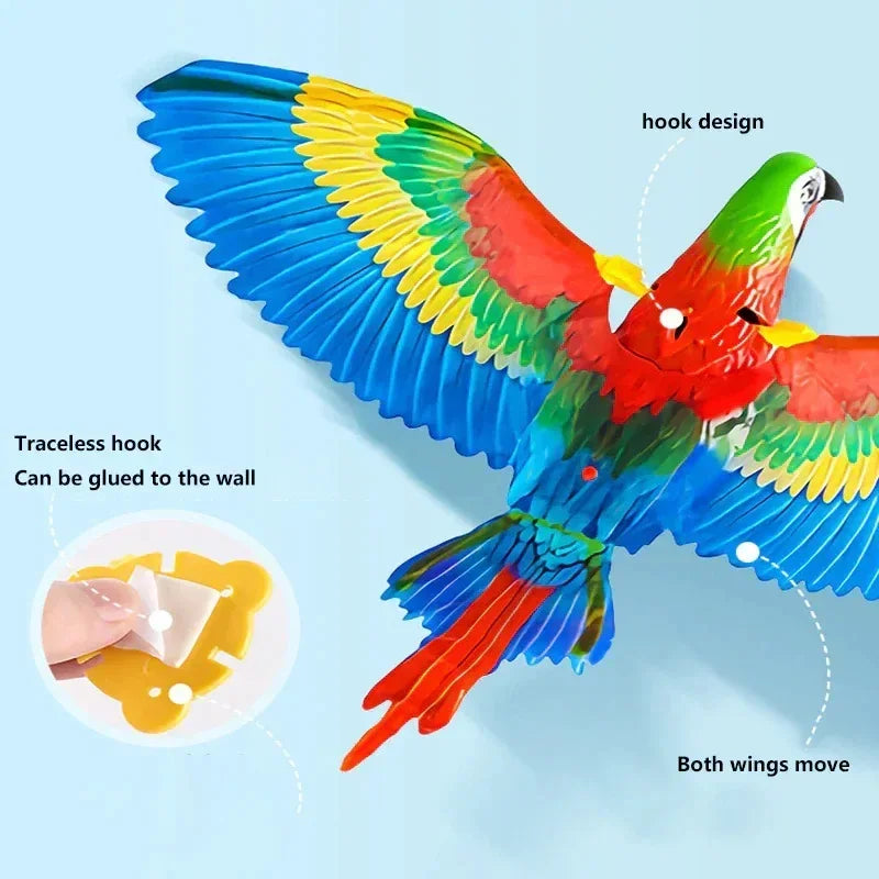 Interactive Flying Bird Cat Toy|Keep your cat entertained with this electric, hanging eagle toy