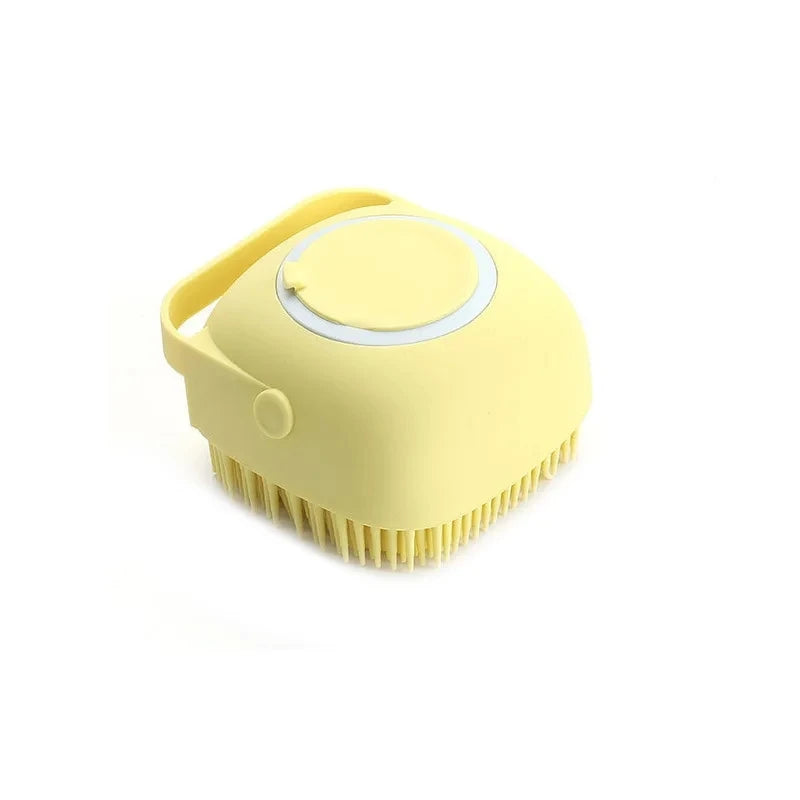 Pet Bathing & Grooming Brush | Soft silicone massager for a spa-like clean