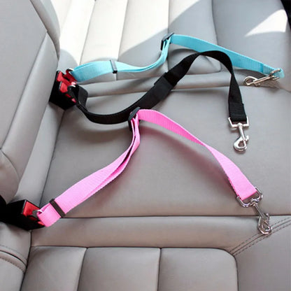 Adjustable Pet Car Seat Belt|Keep your pet safe and secure on every ride