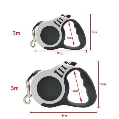 Durable Retractable Dog Leash|Perfect for daily walks