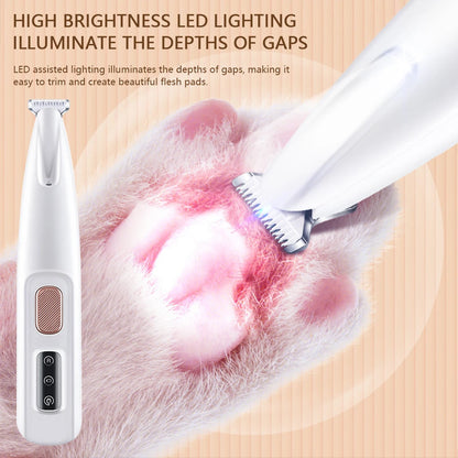 Portable Pet Nail Trimmer with LED|Safely trim nails with precision