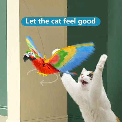 Interactive Flying Bird Cat Toy|Keep your cat entertained with this electric, hanging eagle toy