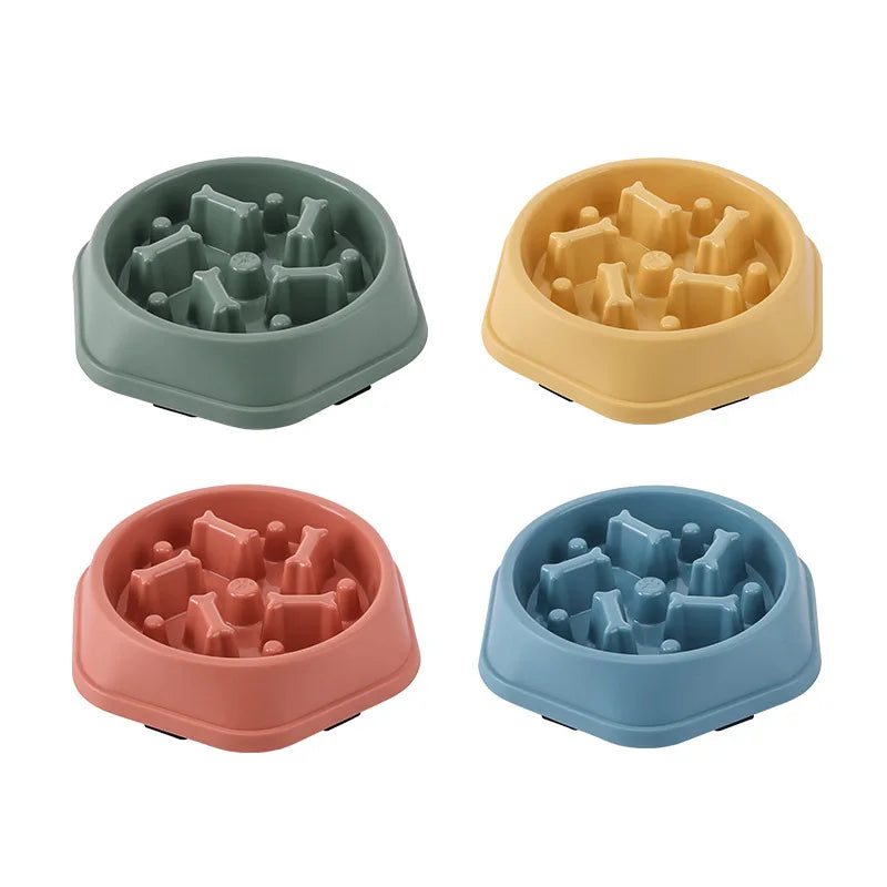 Anti-Choke Slow Feeder Bowl|Keep pets healthy while they enjoy meals