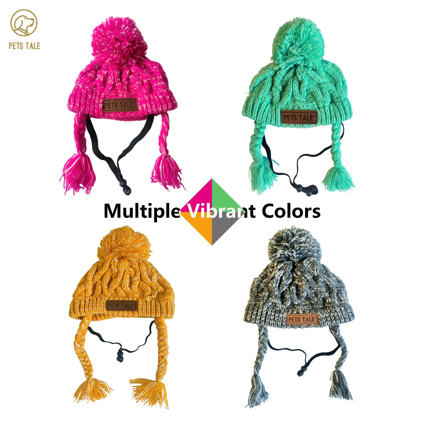 Winter Soft Dog Hats|Keep your pet cozy & stylish this winter