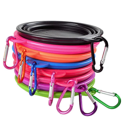 Collapsible Pet Bowl|Perfect for travel, camping, and outdoor adventures